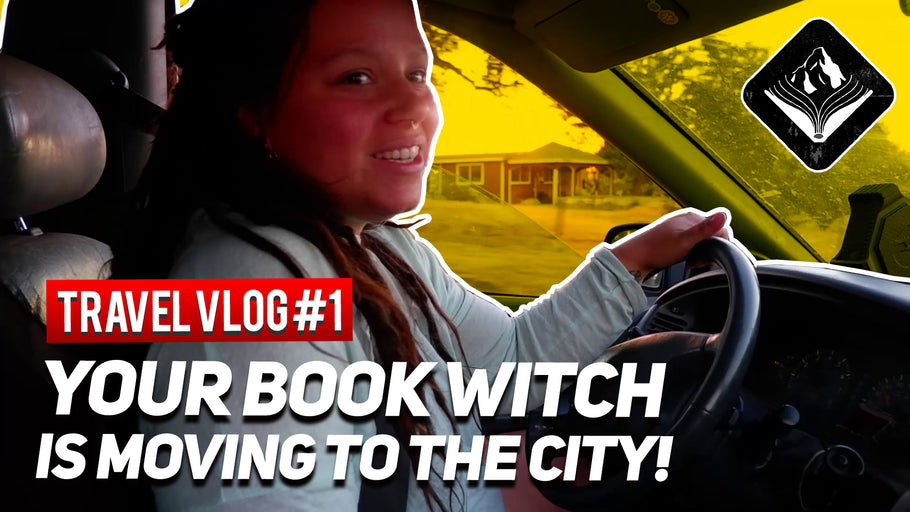 Your Book Witch is Moving to the City! || TRAVEL VLOG#1|| 7/28/20|| Mountain Bound Books